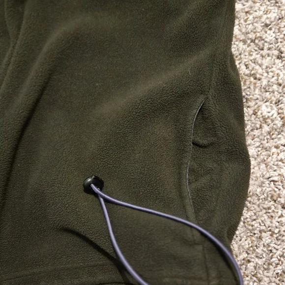 Izod Men's Zip Up Sweater in Dark Olive - Picture 11 of 14